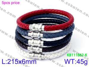 Leather Bracelet - KB111862-K