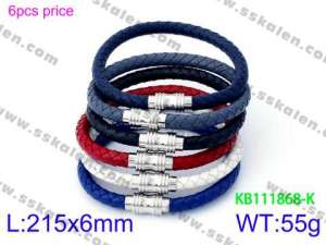Leather Bracelet - KB111868-K