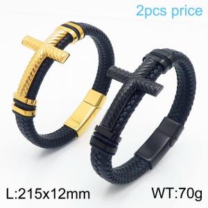 Leather Bracelet - KB111930-K
