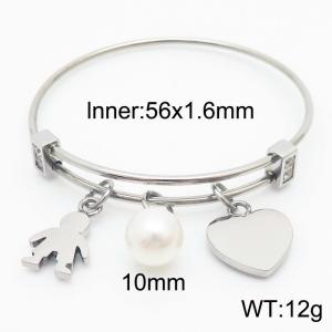 Stainless Steel Bangle - KB112082-K