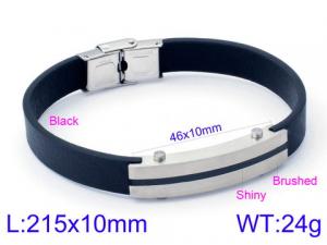 Leather Bracelet - KB112227-KJR
