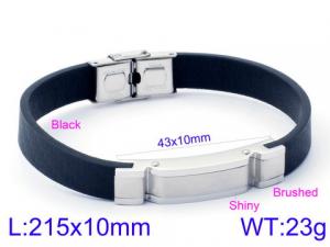 Leather Bracelet - KB112228-KJR