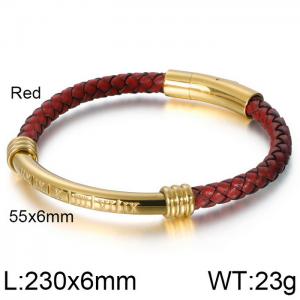 Leather Bracelet - KB112421-K