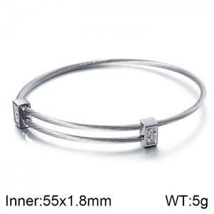 Stainless Steel Bangle - KB112682-Z