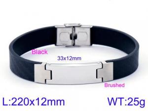 Leather Bracelet - KB112757-JR