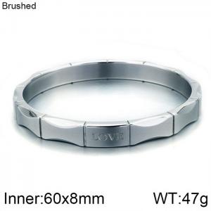 Stainless Steel Bangle - KB112763-K