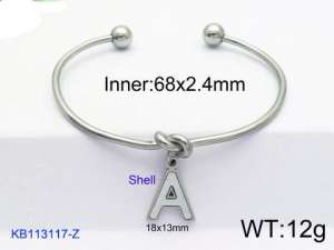 Stainless Steel Bangle - KB113117-Z