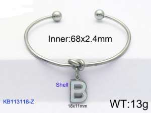Stainless Steel Bangle - KB113118-Z