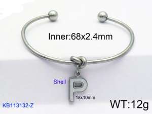 Stainless Steel Bangle - KB113132-Z