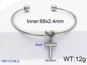 Stainless Steel Bangle - KB113136-Z