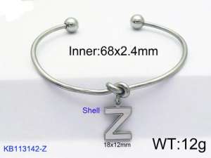 Stainless Steel Bangle - KB113142-Z