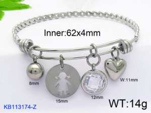 Stainless Steel Bangle - KB113174-Z