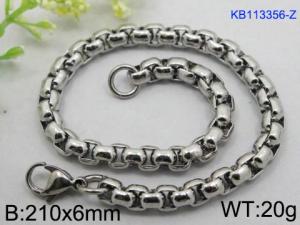 Stainless Steel Bracelet(Men) - KB113356-Z