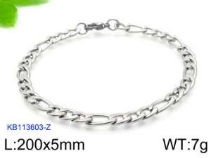 Stainless Steel Bracelet(Men) - KB113603-Z