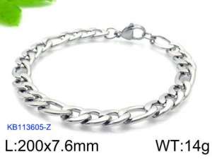 Stainless Steel Bracelet(Men) - KB113605-Z