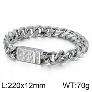 Stainless Steel Bracelet(Men) - KB113682-KFC