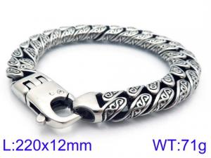 Stainless Steel Bracelet(Men) - KB113834-BD