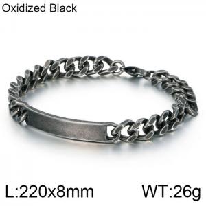 Stainless Steel Bracelet(Men) - KB114902-KFC