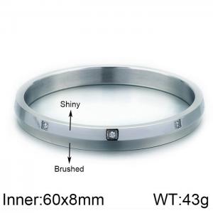 Stainless Steel Bangle - KB114919-KFC