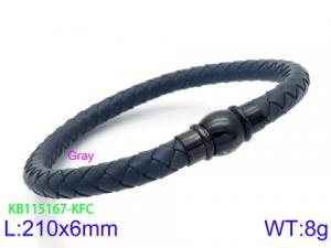 Leather Bracelet - KB115167-KFC