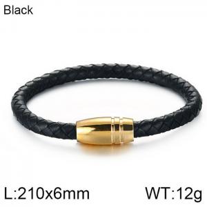 Leather Bracelet - KB115181-KFC