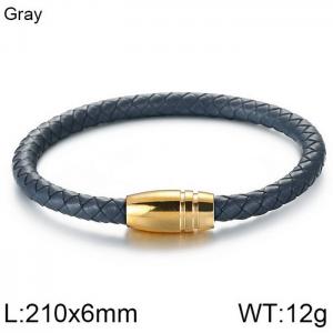 Leather Bracelet - KB115183-KFC