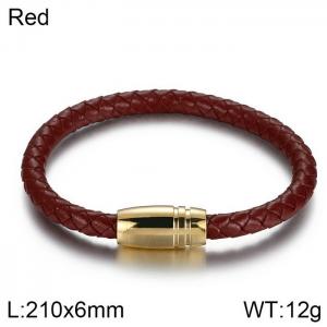 Leather Bracelet - KB115185-KFC