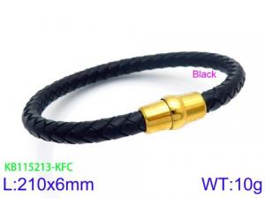 Leather Bracelet - KB115213-KFC