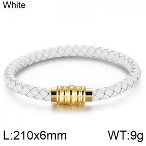 Leather Bracelet - KB115251-KFC