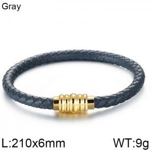 Leather Bracelet - KB115255-KFC