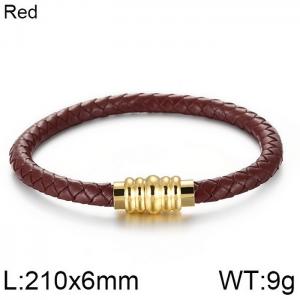 Leather Bracelet - KB115257-KFC