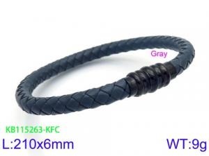 Leather Bracelet - KB115263-KFC