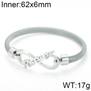 Stainless Steel Bangle - KB115691-KFC