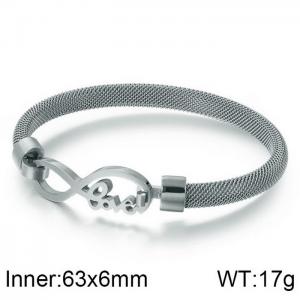 Stainless Steel Bangle - KB115696-KFC