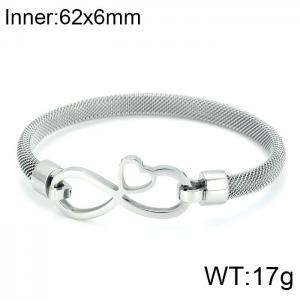 Stainless Steel Bangle - KB115699-KFC