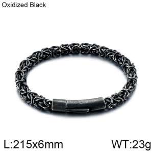 Stainless Steel Bracelet(Men) - KB115772-K