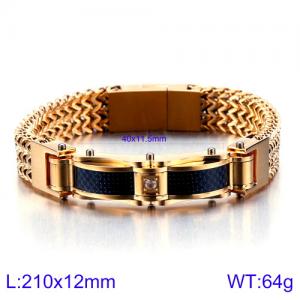 Stainless Steel Gold-plating Bracelet - KB116148-KHY