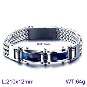 Stainless Steel Bracelet(Men) - KB116155-KHY