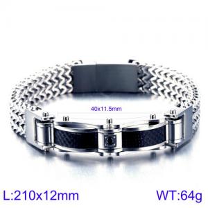 Stainless Steel Bracelet(Men) - KB116156-KHY