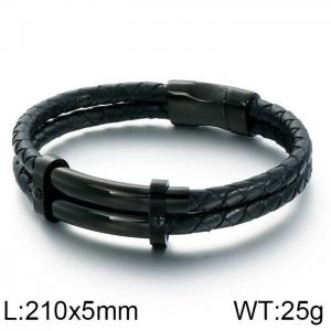 Leather Bracelet - KB116172-KFC