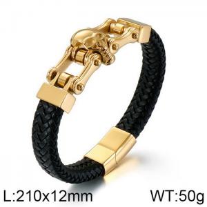 Leather Bracelet - KB116189-KFC