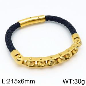 Leather Bracelet - KB116469-KFC