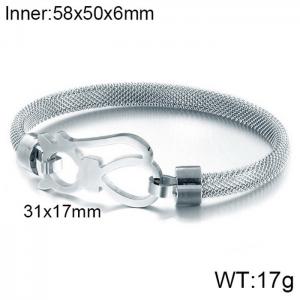 Stainless Steel Bangle - KB117057-KFC