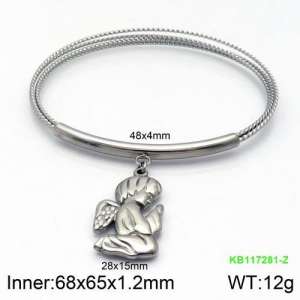 Stainless Steel Bangle - KB117281-Z