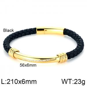 Leather Bracelet - KB117309-KFC