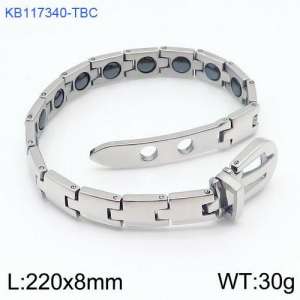 Stainless Steel Bracelet(Men) - KB117340-TBC