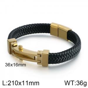 Leather Bracelet - KB117788-KFC