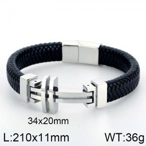 Leather Bracelet - KB117790-KFC
