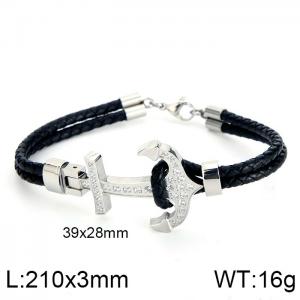 Leather Bracelet - KB117803-KFC