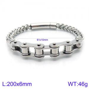 Stainless Steel Bicycle Bracelet - KB118004-KFC